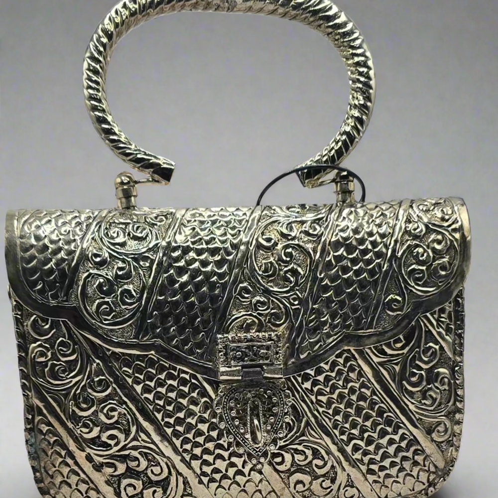 Elegant Silver Handbag